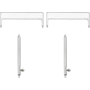 Nexarelle Watch Band Connectors Universal Stainless Steel Watch Adapter Connector with Quick Release Spring Bars for Smartwat
