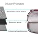 MOSISO Laptop Shoulder Bag Compatible with 13-13.3 inch MacBook Pro, MacBook Air, Notebook Computer, Canvas Carrying Briefcase Sleeve Case Quatrefoil MO-QAF002