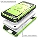 iPhone 5C Case, i-Blason Armorbox for Apple iPhone 5C Dual Layer Hybrid Full-body Protective Case with Front Cover and Built-in Screen Protector and Impact Resistant Bumpers for iPhone 5C (Green)