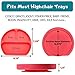 SiliKong Silicone Suction Plate for Toddlers, Fits Most Highchair Trays, BPA Free, Divided Baby Feeding Bowls Dishes for Kids (Red)