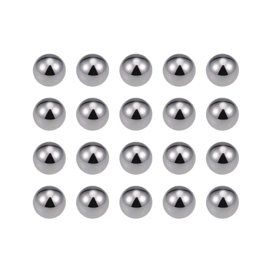 sourcing map 6mm Carbon Steel Bearing Balls Precision Balls 50pcs