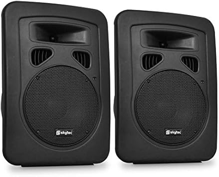 Skytec Par de Altavoces pasivos de 2 vías DJ PA 600W 8