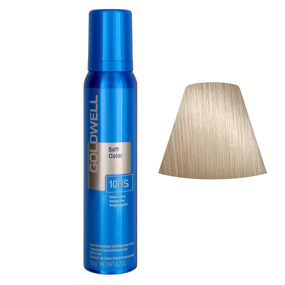 Goldwell Colorance Semi-Permanent Soft Mousse Colour, 10Bs Beige Silver, 125 ml