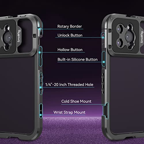 SmallRig Video Rig Kit for iPhone 14 Pro Max with Wireless Control Dual