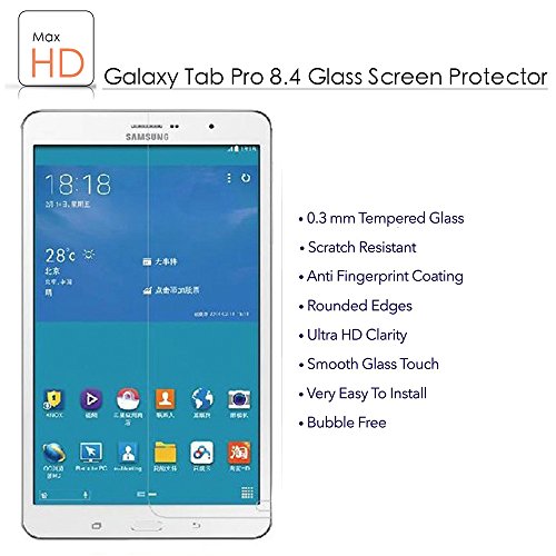 VIMVIP Samsung Galaxy Tab Pro 8.4 [Tempered Glass Screen Protector] 0.3mm Thickness Tempered Glass Screen Protector for Samsung Galaxy Tablet Pro 8.4 - Thumbnail 3