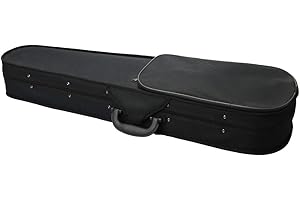 COOBL 4/4 Full Size Violin Hard Case,Professional Triangular Lightweight Suspension Carry Violin bag (Black)