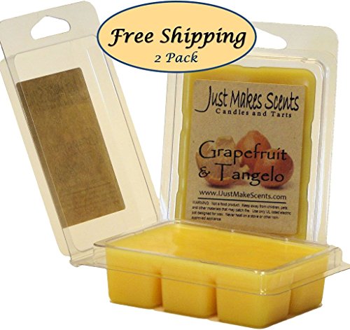 2 Pack - Grapefruit & Tangelo Scented Soy Wax Melts by Just Makes Scents - Thumbnail 2