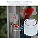 OWSOO External Mini Wired Siren 110 dB Prompt Alert Alarm for Home Wireless Security Alarm System 433MHz