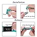 GEAK for Fitbit Charge 2 Bands, Adjustable Replacement Sport Accessory Strap Bands for Fitbit Charge 2, Small Classic-Teal