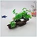 PIVBY Aquarium Decorations Wood Ornament Betta Log Resin Hollow Driftwood Plants Decor with Holes for Small Fish Pets to Swim Throughthumb 2