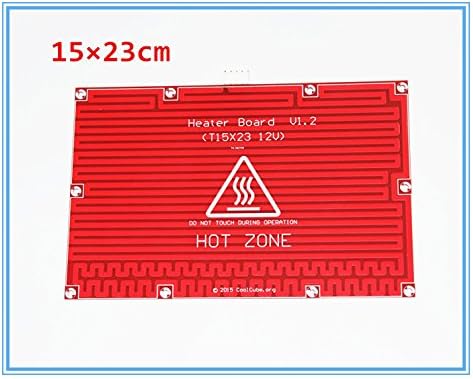 Topsame 1pc Hot Bed Heat Plate Makerbot 3D Printer Kit Reprap Mendel 3D Printer 12V/24V Hot Bed Heat Plate Heat Bed PCB 150230