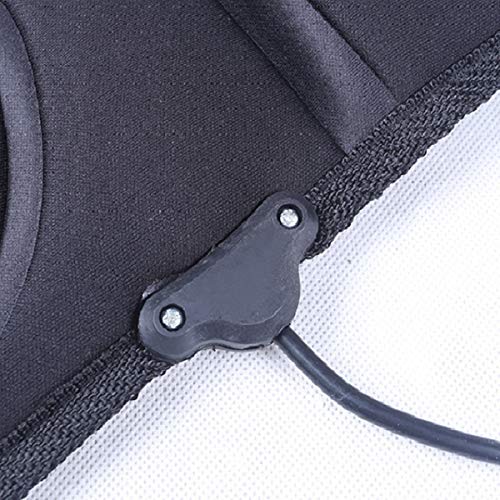 TOOGOO Heated Car Seat Cushion - Auto Seat Cover Warmer Auto Headed with Lumbar Support -Ice Cold Winter Weather Protector Heater Temperature Controller for Cars, Trucks, Vans SUV
