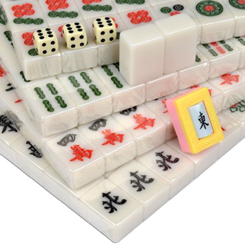 Professional Chinese Mahjong w/ Aluminum Case and Large Tiles