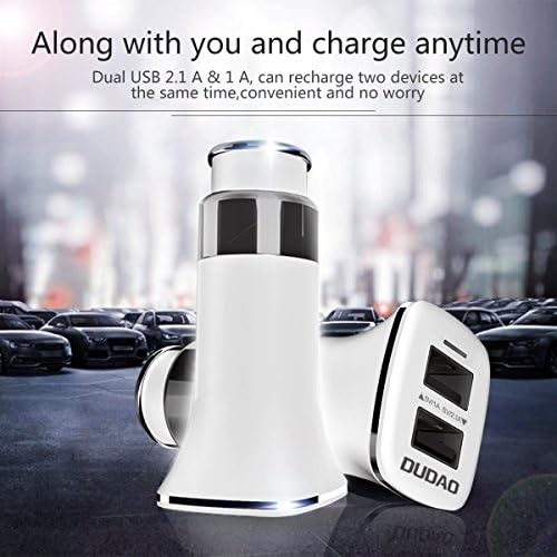 Double USB car charger yituo two cigarette lighter adapter plugs
