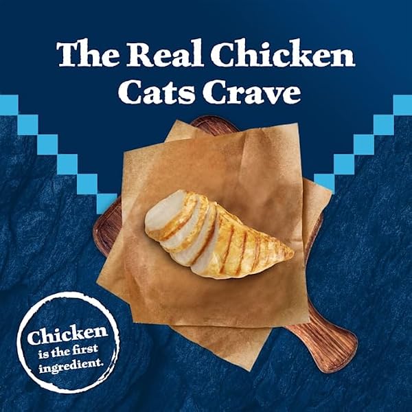 BLUE BUFFALO BLUE WILDERNESS NATURAL HIGH PROTEIN, CHICKEN, MATURE DRY CAT FOOD, 4 LBS.