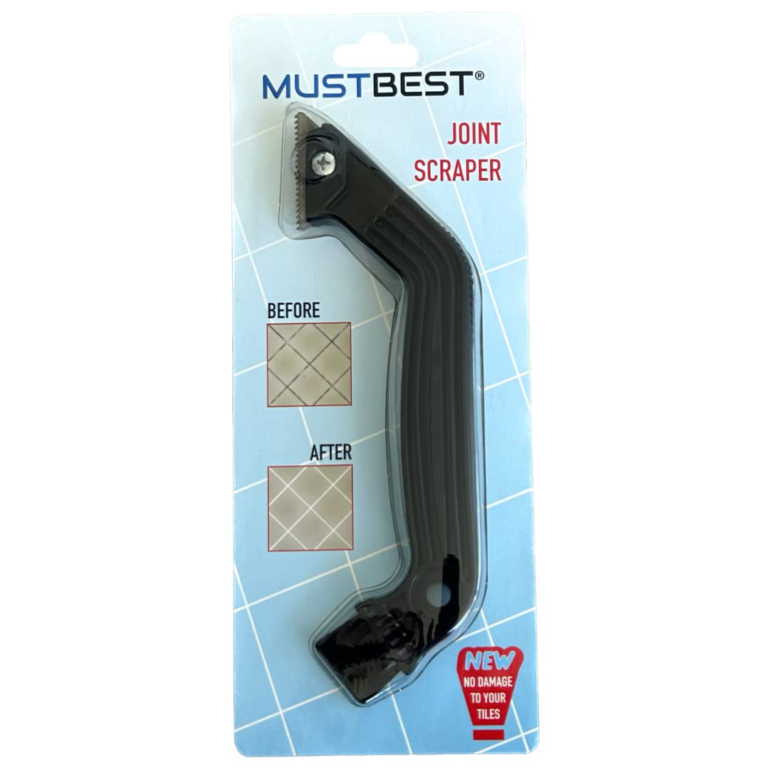 MUSTBEST Joint Scraper & Brusher, Tile Grout Saw