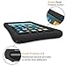 Fintie Silicone Case for Amazon Fire 7 Tablet (Previous Generation - 7th, 2017 Release) - [Honey Comb Upgraded Version] [Kids Friendly] Light Weight [Anti Slip] Shock Proof Protective Cover, Black