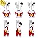 PintreeLand 6PCS Christmas Silverware Holders Xmas Cutlery Holder Ornaments Party Decorations, Christmas Utensil Holder Santa Suit Dinner Table Decor Knife Fork Pocket Bags Hostess Gifts