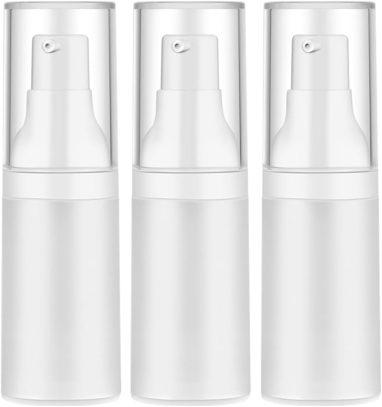Mild East 1/2/3pcs 20ml Sterile Airless Pump Bottle Easy to Carry Matte Lotion Bottles For Travel