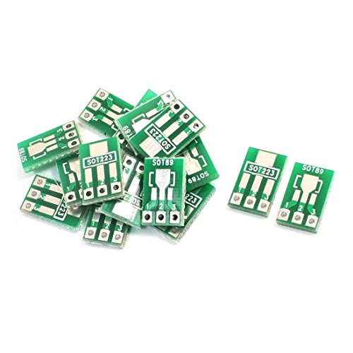 2.3mm 1.5mm SOT89 SOT223 SIP3 SMD Transistor IC Adapter Plate 15 Pcs