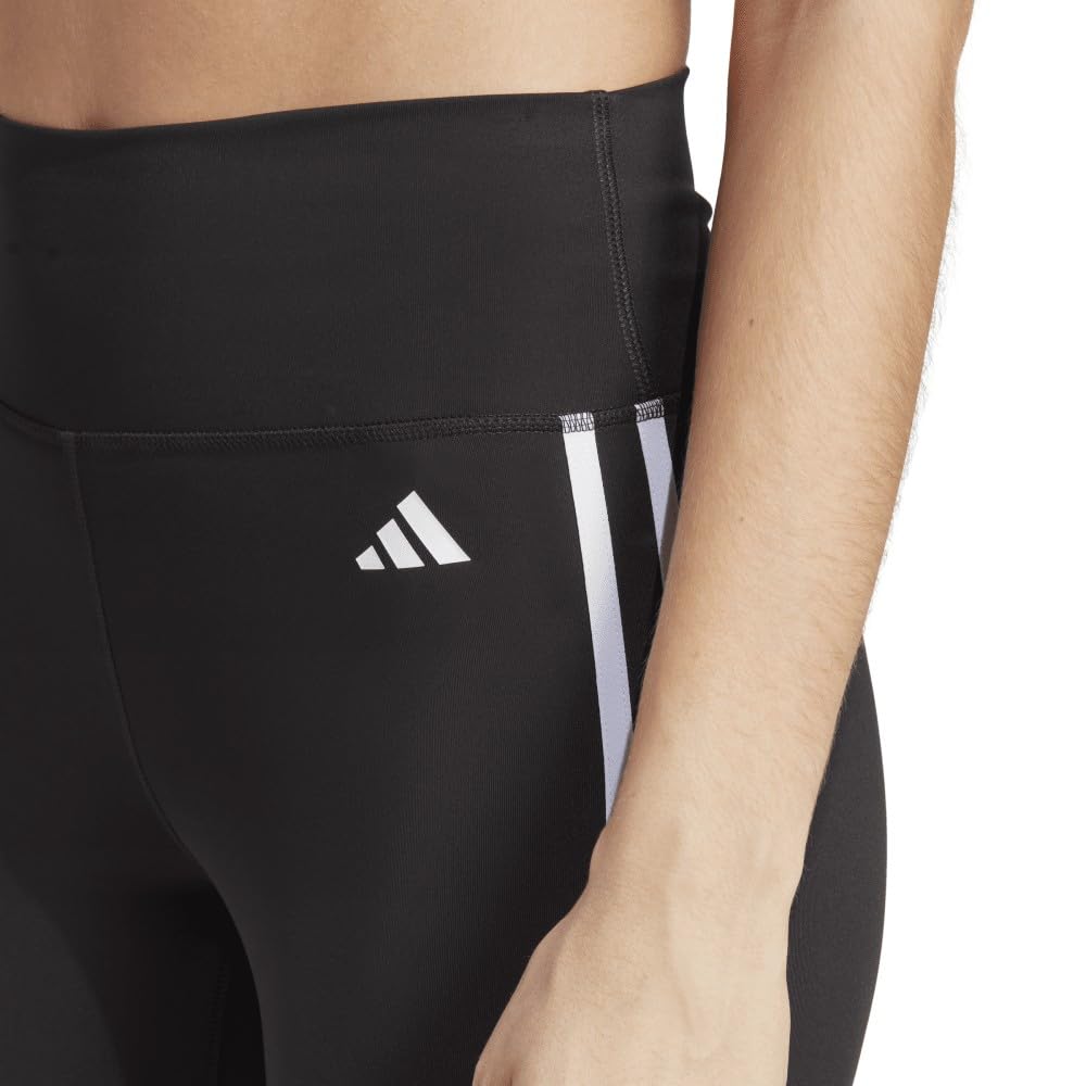 adidas Women's Tights Train Essentials 3-Stripes High-Waisted 3/4 Leggings