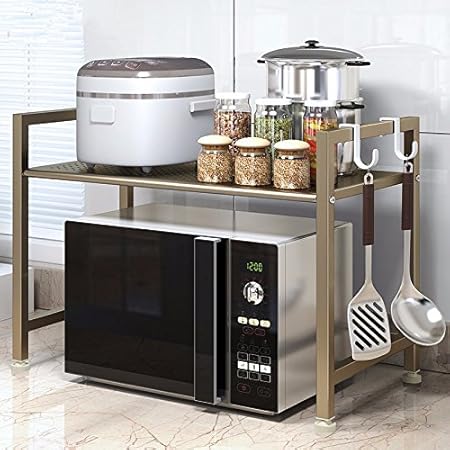 WJIANLL Cocina Horno Microondas/Estante Estante/Microondas / Rack ...