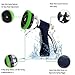 Garden Hose Nozzle - 9 Way Spray Pattern - EveShine Metal Hand Sprayer Watering Nozzle with Washers- for Car Wash, Washing Dogs & Pets, Cleaning, Watering Lawn and Garden