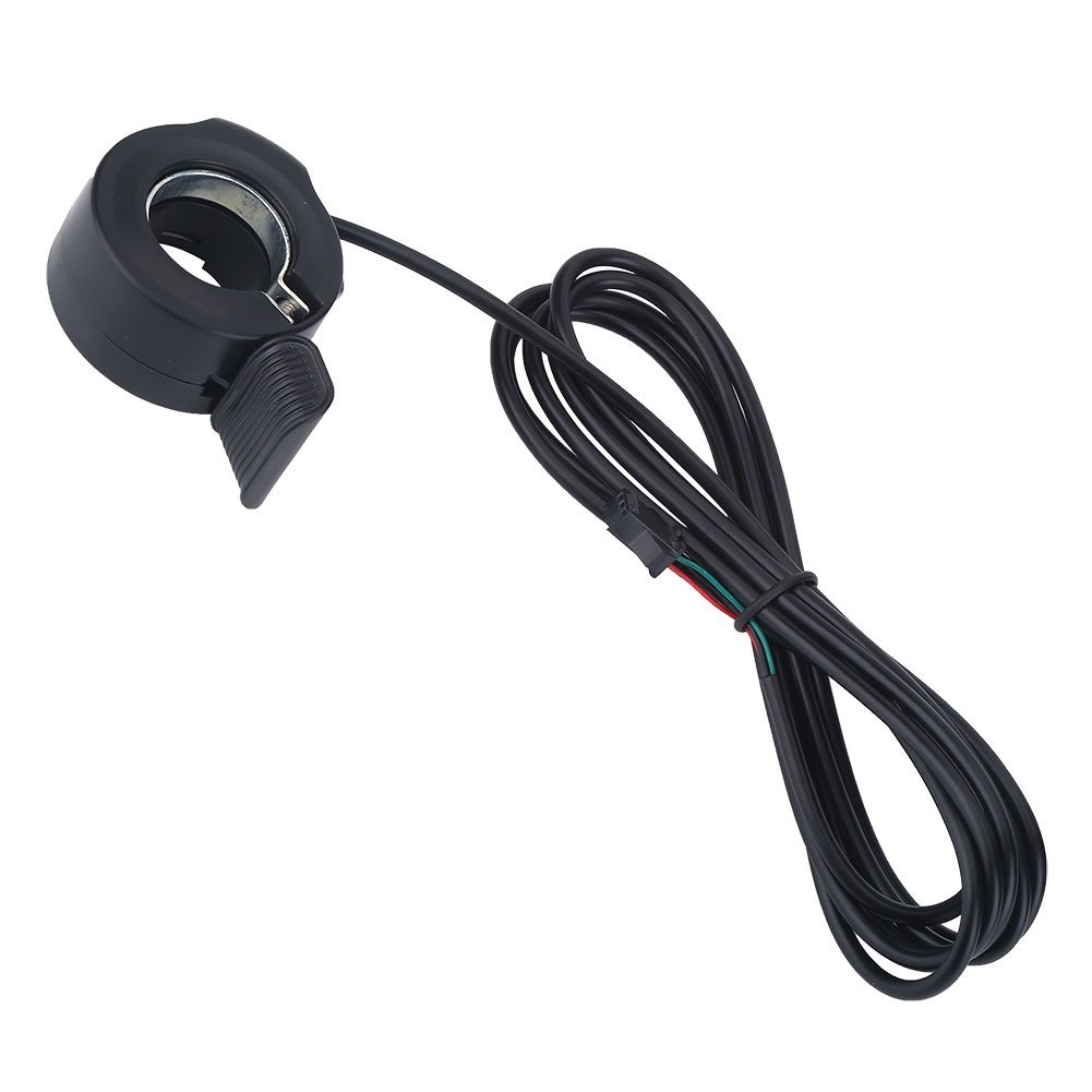 Universal Speed Control Thumb Throttle for Electric Bike & Scooter with 3 Wire Setup, Compatible with Left & Right Handle