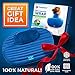 Microwavable Large Neck and Shoulder Wrap – Instant Relief for Muscle Pain, Tension and Stress, Stiffness, Arthritis, Migraines, and Headaches – Natural Therapy with Deep Heat and Herbal Aromatherapy