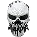 Thiroom Full Face Tactical Airsoft Paintball Cosplay Mask with Metal Mesh Eye Protection M06 Will-o'-the-wisp for Airsoft/BB Gun/CS etc