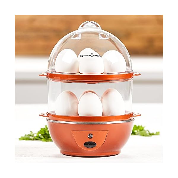 Copper Chef Want The Secret to Making Perfect Eggs & More C Electric Cooker Set-7 or 14 Capacity. Hard Boiled, Poached… - Image 4