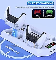 PS5 Stand with Cooling Station PS5 Controller