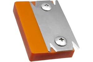 FEABOLEE Woodworking Edge Trimmer, Edge Corner Planer,Hand Planer Edge Bander for Burrs (1 orange)