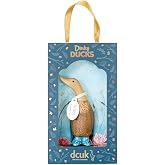 DCUK Dinky Gift Boxed Spotty Welly Duck - Blue