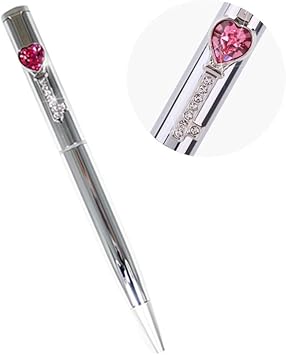 Amazon 名入れ ボールペン 高級 ボールペン スワロフスキー クリスタル ボールペン 名入れ Pen ペン プレゼント ギフト ラッピング 対応 種 プレゼント女性 誕生日 ギフト 母 彼女 ボールペン ギフト ボールペン 可愛い 入学式 卒業式 Heartkey Pink 油性 ボールペン