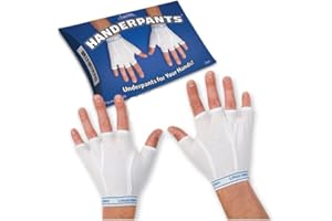 ACCOUTREMENTS Archie McPhee Handerpants Briefs Underpants for Your Hands, 1 pack, White