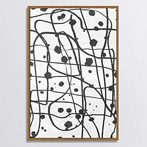 signwin Framed Canvas Wall Art Black and White...