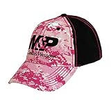M&P by Smith & Wesson Ladies Pink Digital Camo Logo Cap Hat