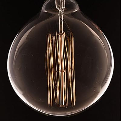 extra large globe w/squirrel cage loop filament | vintage edison light bulb | b22 bayonet EXTRA LARGE GLOBE W/SQUIRREL CAGE LOOP FILAMENT | vintage edison light bulb | b22 bayonet 51cCR9mmDGL