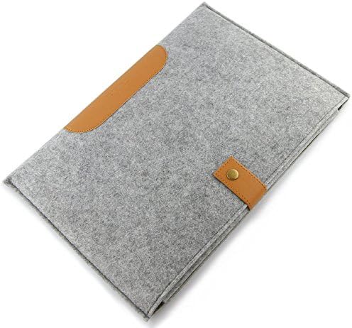 QIMAI® Apple New MacBook 12 inch Wool Felt Carrying Case Sleeve Pouch Protector Cover Bag