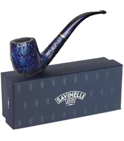 Amazon.com: Savinelli Arcobaleno 626 — Artisan Italian Blue Briar