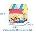 Truedays Kids Outdoor Indoor Fun Play Big Tent Playhouse, 55.1x47.2-Inch