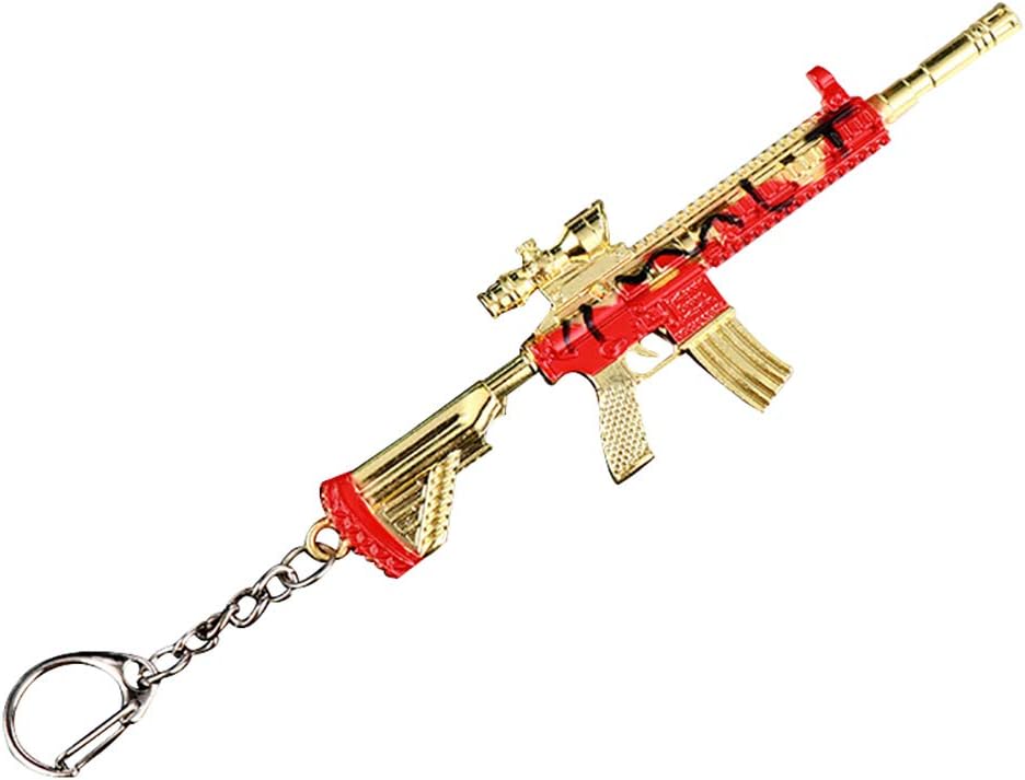PUBG Keychain games model Multicoloured skin exquisite metal pendant