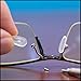 GMS Optical Soft Silicone Air Bag Eyeglass Nose Pads (14mm Screw-in, 3 Pair)