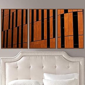 signwin 3 Piece Framed Canvas Wall Art Abstract...