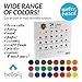 Acrylic Paint Set (24-Colors) Artist Painting, Hobby Art Supplies | Works on Canvas, Glass, Nails, Metal, Fabric, Clay, Terra Cotta | Beginners, Kids and Adults - Best Painting Products Online