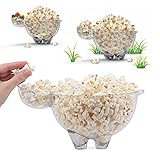 Popcorn Bowl By SHEEPOPCO (Set Of 2) – Personalized Popcorn Container, Unique Snack Bowl, Cute & Fun Sheep Design, Ideal Size For Snacks & Chips, Heavy-Duty BPA-Free Material & Reusable