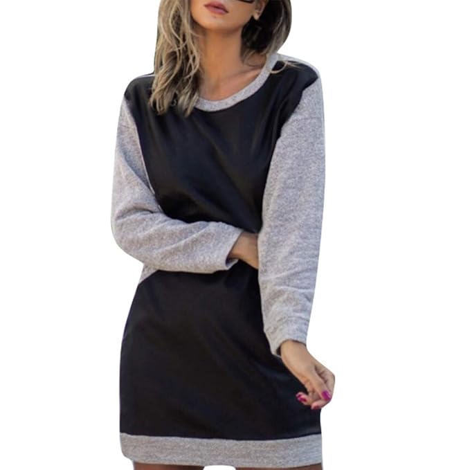 vestito nero lungo sportivo