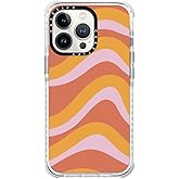CASETiFY Ultra Impact iPhone 13 Pro Case [9.8ft Drop Protection] - Coral Waves by Oh So Graceful - Clear