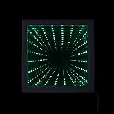The Geeky Days LED Infinity Wall Mirror Frame with Multi Color Changing Light LED Infinity Mirror (38x38cm)